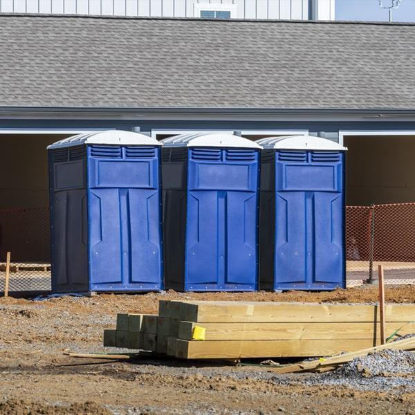 construction site portable toilets offers delivery and pickup services for all of our portable toilets